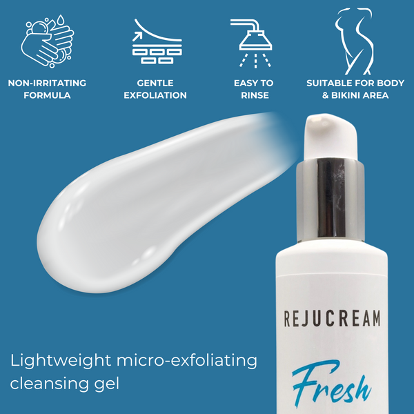 Fresh Body & Bikini Micro-Exfoliating Cleanser with Salicylic Acid and Coconut Oil